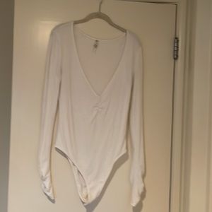 Cream body suit - Free People